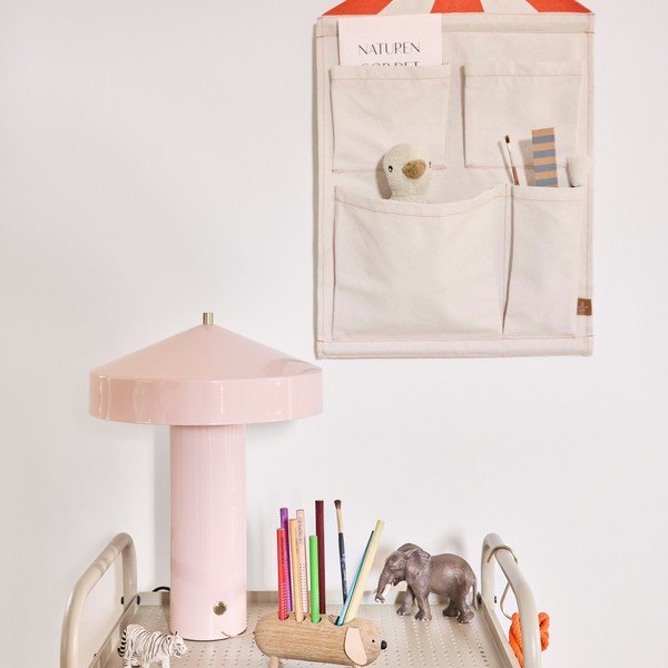 Krem tekstilni viseći organizator 40x1x60 cm Circus – OYOY Mini-image-1