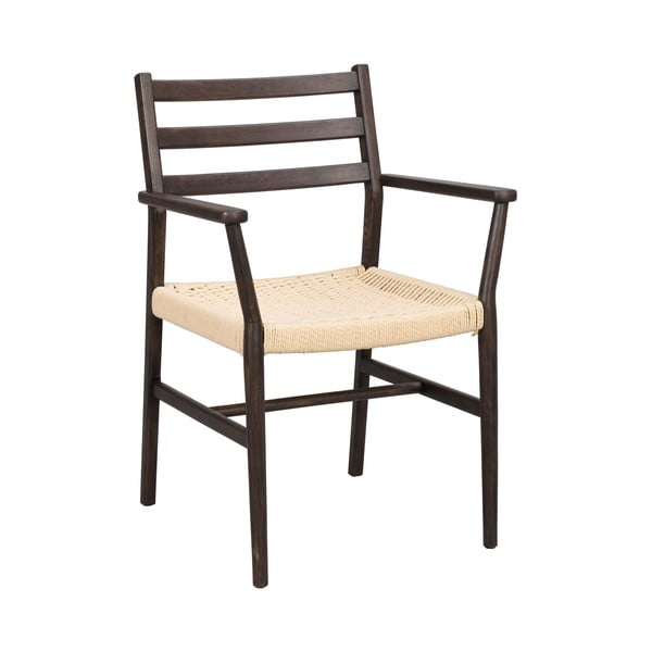 Blagovaonska stolica u prirodnoj boji/tamno smeđa Harlan – Rowico