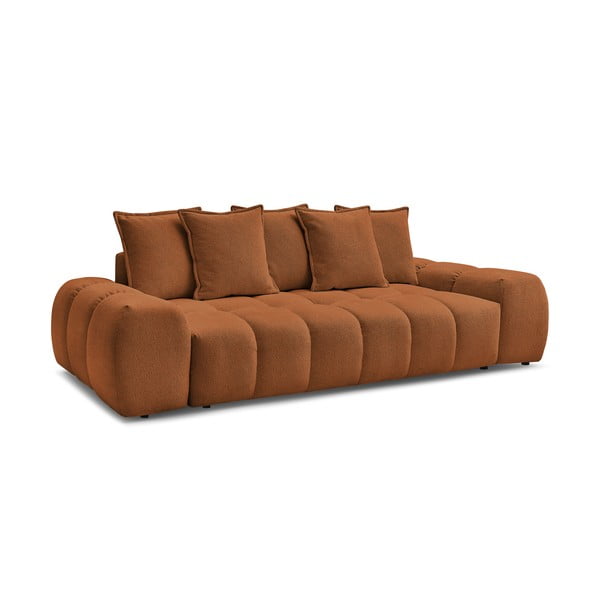 Sofa od šenila boja terakote 278 cm Everest – Bobochic Paris-image-3