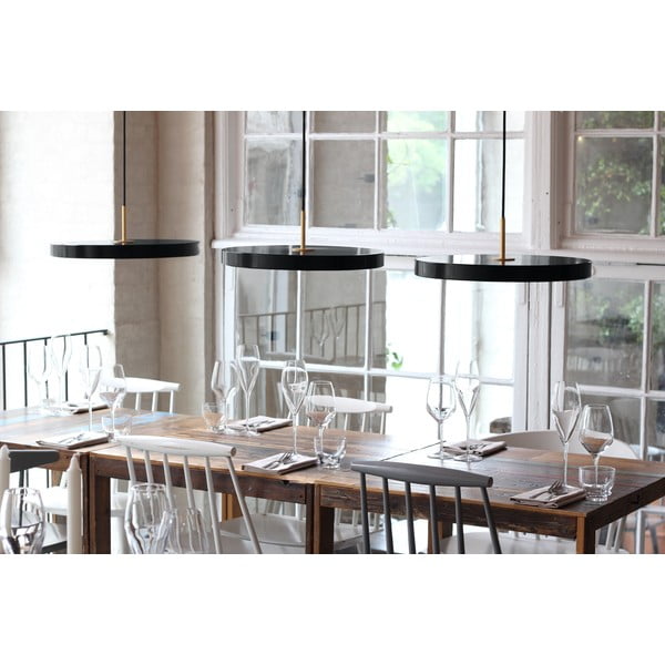 Crna LED viseća svjetiljka s metalnim sjenilom ø 31 cm Asteria Mini – UMAGE-image-3