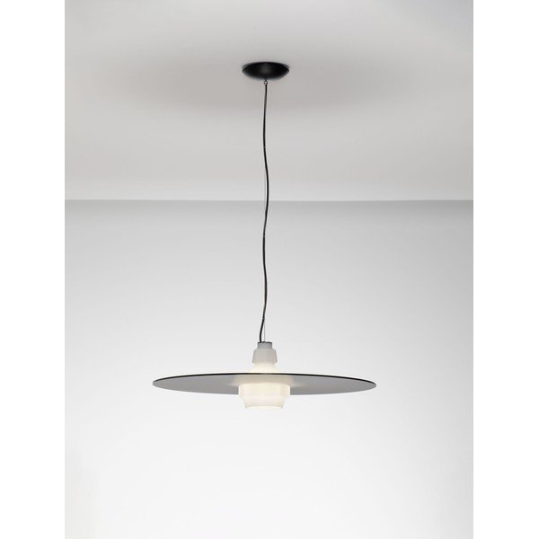 Mat crna željezna viseća svjetiljka ø 60 cm Lora – Nova Luce-image-3
