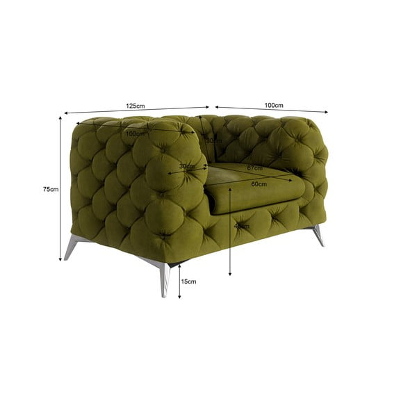 Zelena baršunasti fotelja Chelsea – Ropez-image-3