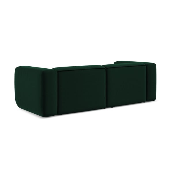 Tamno zelena baršunasti sofa 228 cm Ekahi – Makamii-image-4