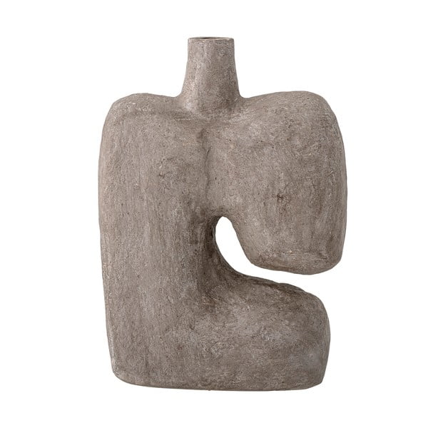 Siva ukrasna papirna vaza Bloomingville Banael, visina 36 cm-image-4