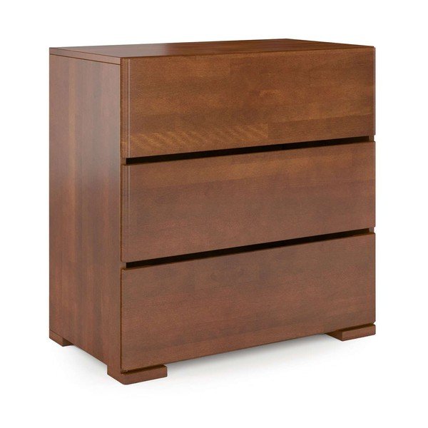 Komoda od smeđe bukve Skandica Sandemo, 80 x 81 cm