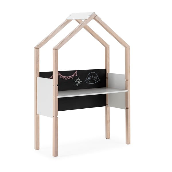 Dječji radni stol od masivnog bora 40x100 cm Roxana – Marckeric-image-2