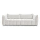 Bijela sofa od bouclé tkanine 286 cm Azra – Bobochic Paris