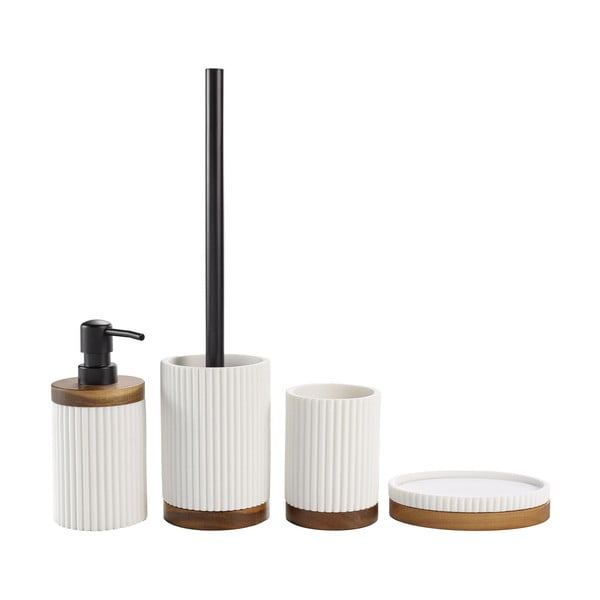 Bijela čaša za četkice za zube od polyresina Niagara – douceur d'intérieur-image-2