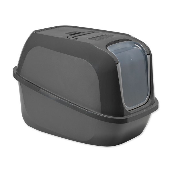 Siva mačji WC 49x66 cm Moderna Mega Deluxe – Plaček Pet Products