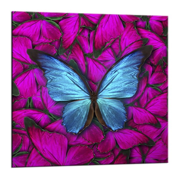 Slika Styler Glasspik Red Butterfly, 20 x 20 cm