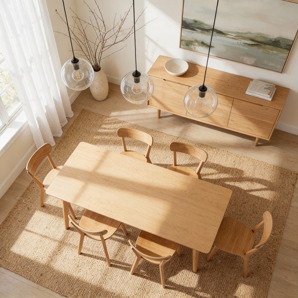 Blagovaonske stolice u dekoru hrasta Roxby - Actona-image-2