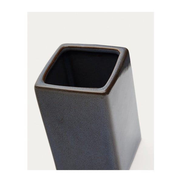 Tamno plava keramička čaša za četkice za zube Silvet – Kave Home-image-2