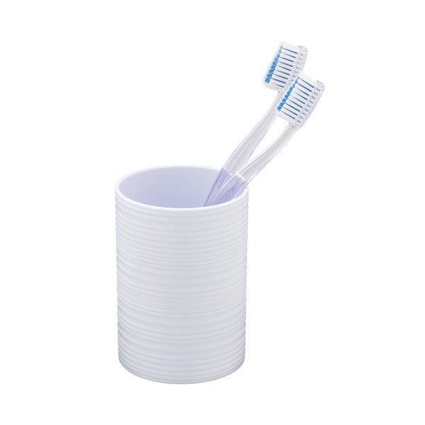 Bijela plastična čaša za četkice za zube Lyon – Allstar-image-1