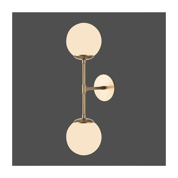 Zidna lampa zlatne boje Squid Lighting Kruva, dužine 58 cm-image-1