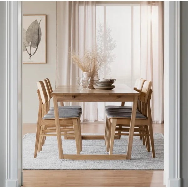 Blagovaonski stol od hrastovine Rowico Colonsay, 215 x 96 cm-image-1