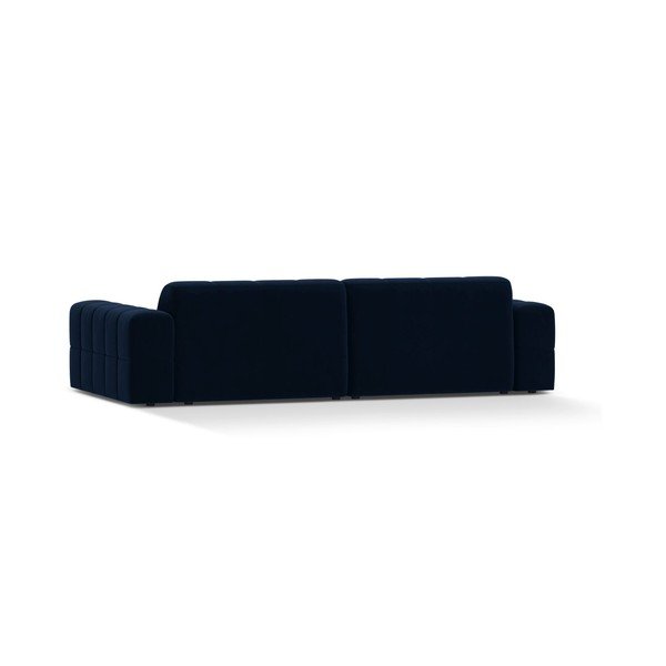 Tamno plava baršunasti sofa 252 cm Chicago – Cosmopolitan Design-image-2