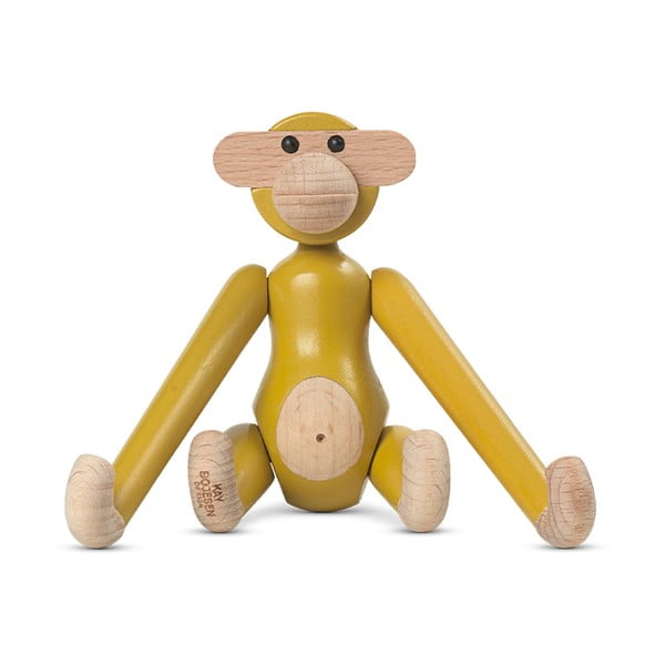Kipić od masivnog drveta (visina 9,5 cm) Monkey Mini – Kay Bojesen Denmark