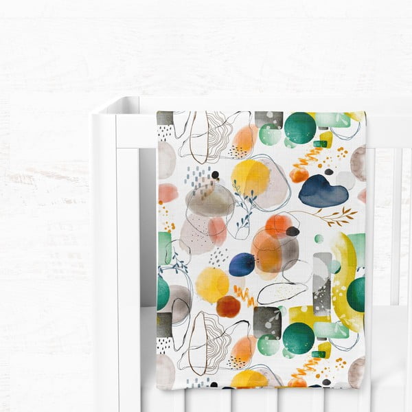 Deka za bebe od muslina 75x100 cm Bohem – Mijolnir-image-3