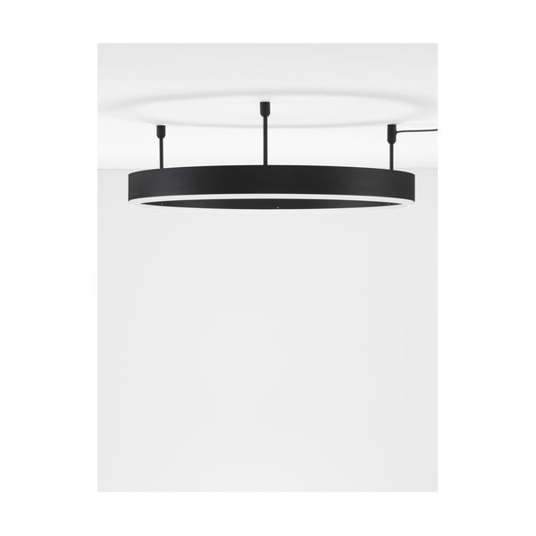 Mat crna LED stropna svjetiljka aluminijska s mogućnosti zatamnjivanja Motif – Nova Luce-image-2