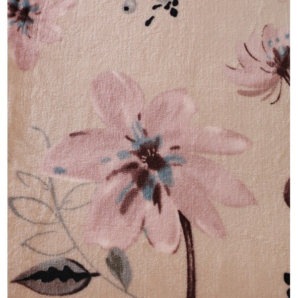 Bež posteljina za krevet za jednu osobu od mikropliša 140x200 cm – My House-image-1