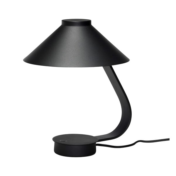 Crna LED stolna lampa s mogućnosti zatamnjivanja (visina 31 cm) Muri – Hübsch