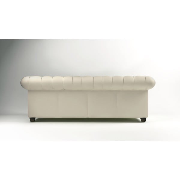 Krem baršunasta sofa 230 cm Cambridge - Ropez-image-2