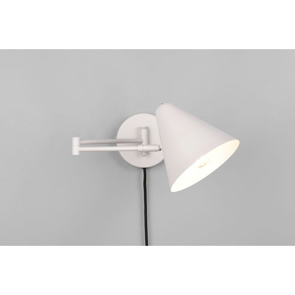 Zidna lampa sa savitljivom konstrukcijom s utikačem boje slonovače ø 15 cm Cosima – Trio-image-1