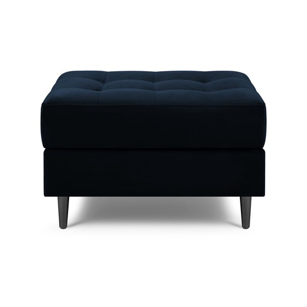 Plavi podnožnik od baršunastog materijala Milo Casa Attilio-image-3