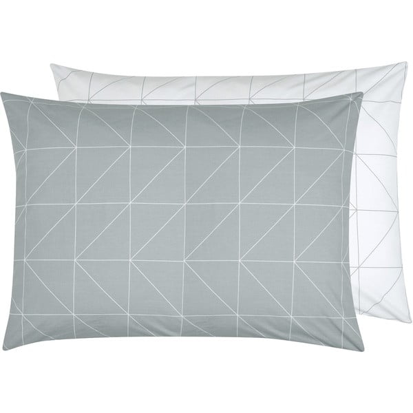 Siva ukrasna navlaka za jastuk od pamuka by46, 50 x 70 cm