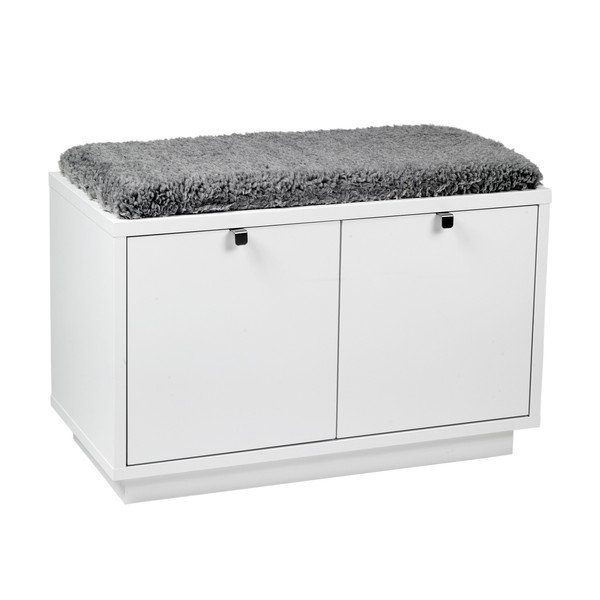 Bijeli stalak za cipele Rowico Confetti, širine 70 cm-image-2