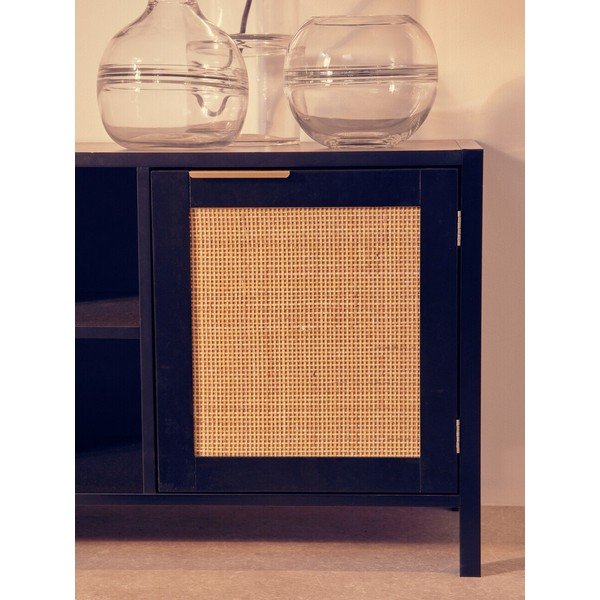 Crna TV komoda 120x52x38 cm Sherman – Premier Housewares-image-2