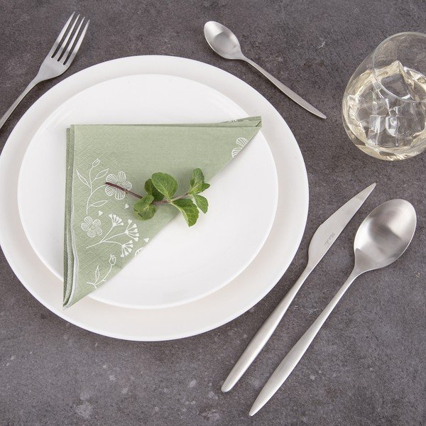 Pribor 24 kom od nehrđajućeg čelika u srebrnoj boji – Orion-image-2