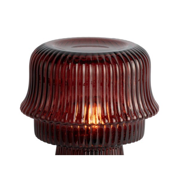 Bordo staklena stolna lampa (visina 26 cm) Cadiz – Leitmotiv-image-3