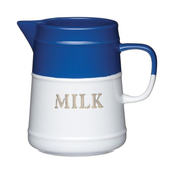 Plavo-bijeli vrč za mlijeko, 500 ml