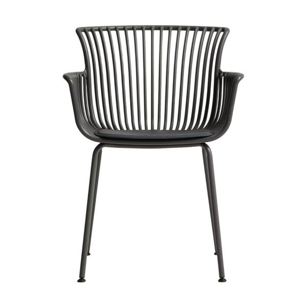 Tamno siva vrtna stolica Surpika – Kave Home-image-3
