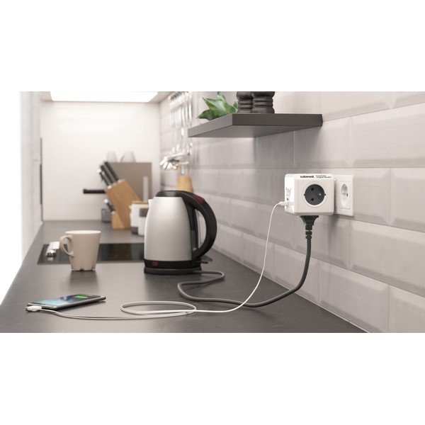 Razdjelnik utičnica 12 cm PowerCube Original USB – Cubenest-image-4