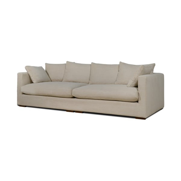 Bež sofa od samta 266 cm Comfy – Scandic-image-2