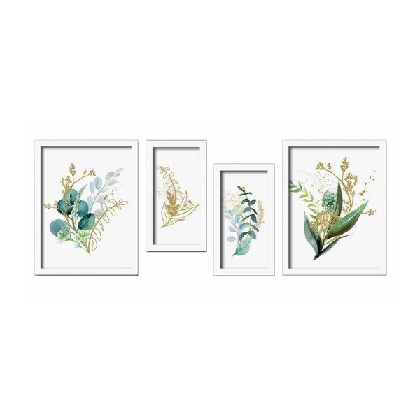 Set postera 4 kom 33x43 cm - Wallity