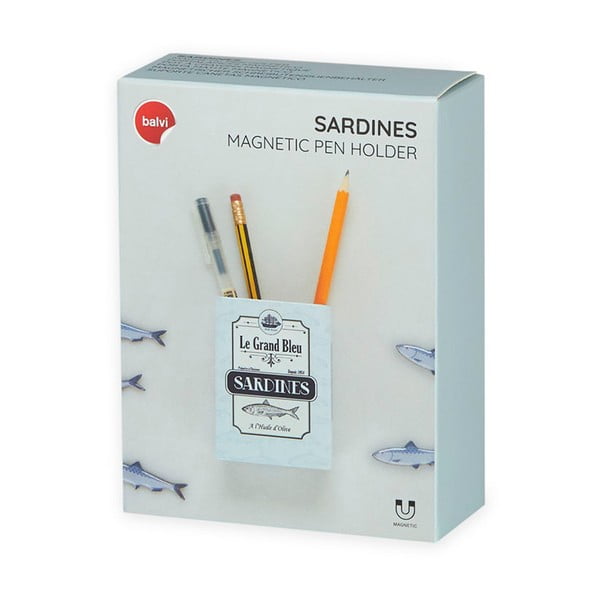 Metalni uredski organizator za dopisnice Sardines – Balvi-image-3