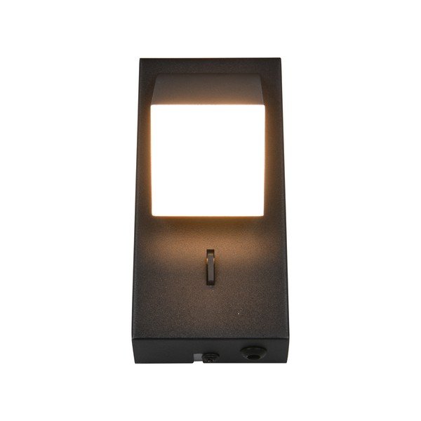 Mat crna LED zidna lampa Raglan – Trio-image-2