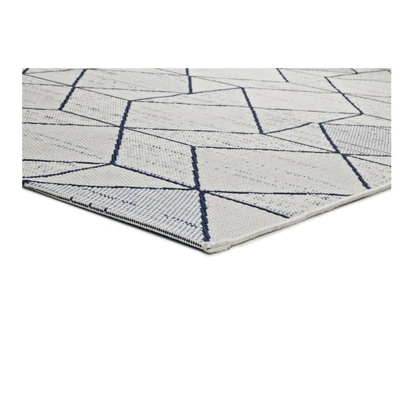 Krem-plavi vanjski tepih Universal Elba Geo, 140 x 200 cm-image-1