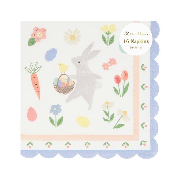 Papirnati ubrusi u setu 16 kom Easter Bunny – Meri Meri-image-2
