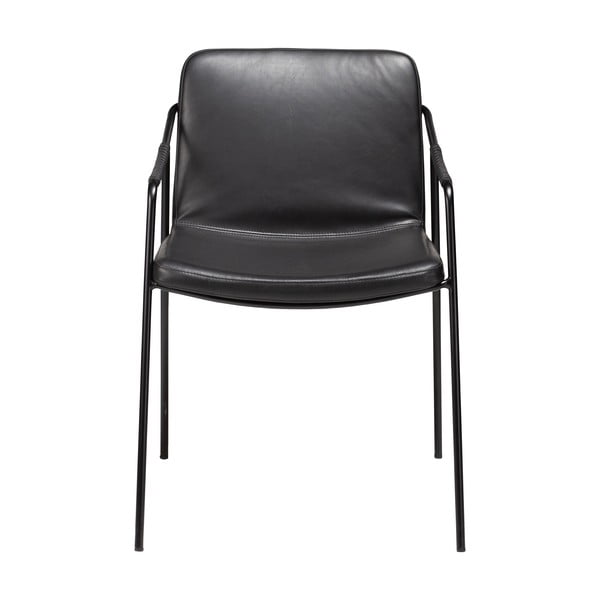 Crna blagovaonska stolica od imitacije kože DAN-FORM Denmark Boto-image-1