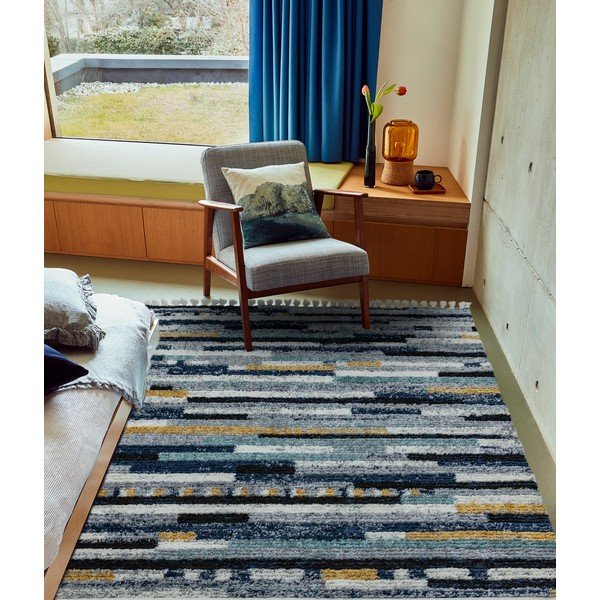 Plavi tepih Asiatic Carpets Emir, 200 x 290 cm-image-4
