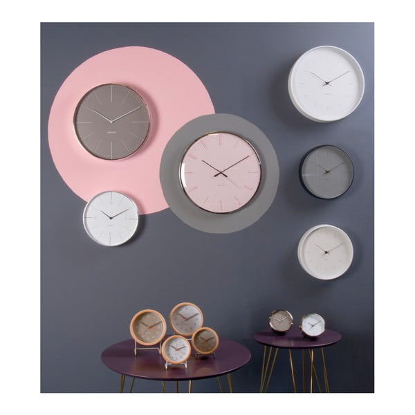 Bijeli zidni sat Karlsson Butterfly, ø 27,5 cm-image-3