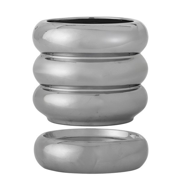 Ukrasna tegla za cvijeće od kamenine ø 16 cm Shine – Bloomingville-image-2
