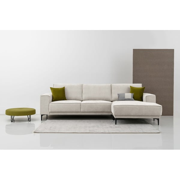 Krem kutna garnitura (s desnim kutom) Copenhagen – Scandic-image-1