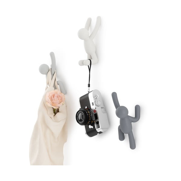 Zidne plastične kuke u setu od 3 kom Buddy - Umbra-image-3