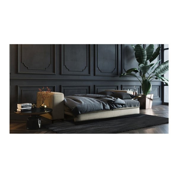 Svijetlo bež kauč na razvlačenje Devichy Rothe , 256 cm-image-3