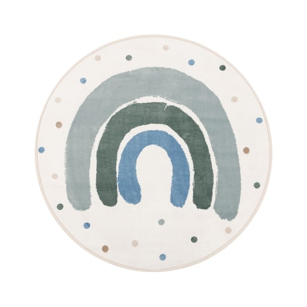 Zeleni/boje slonovače dječji tepih ø133 cm Joyful Mint – FD